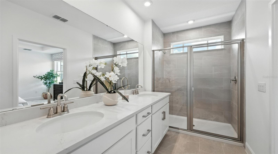 Island Village Amelia Model Primary Bathroom