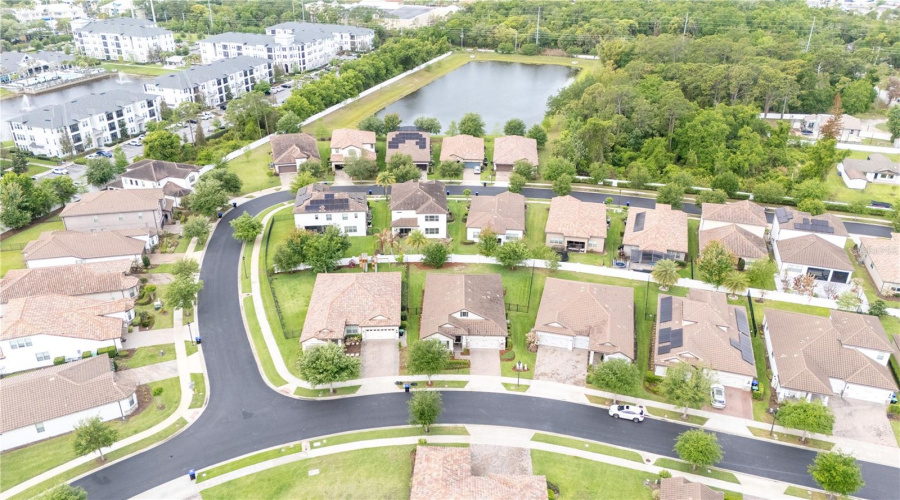Aerial View of Surrounding Homes