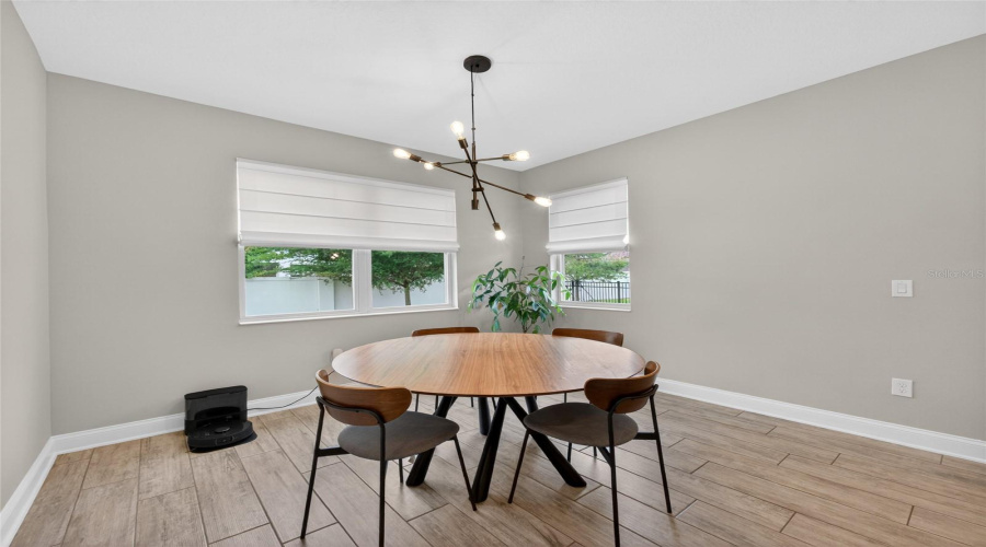 Breakfast Nook Adjacent to the Kitchen and Great Room