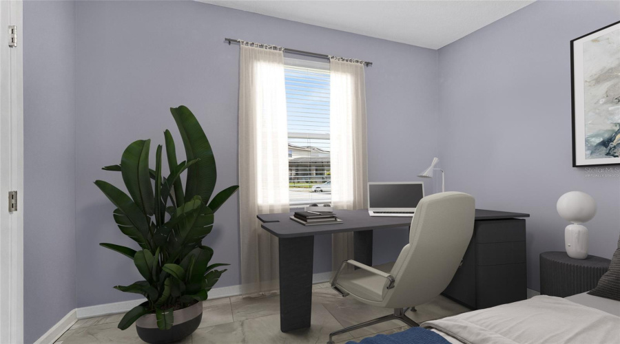 Bedroom 4/Office virtually staged