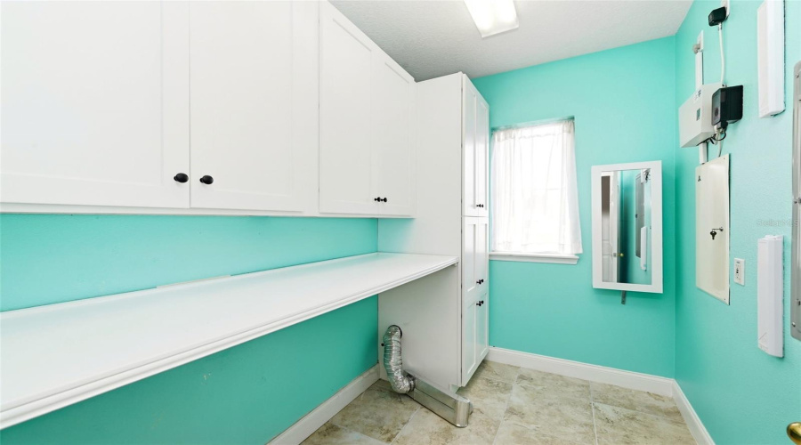 Upstairs laundry room