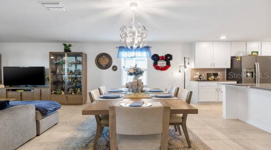 Dining area showing current arrangement