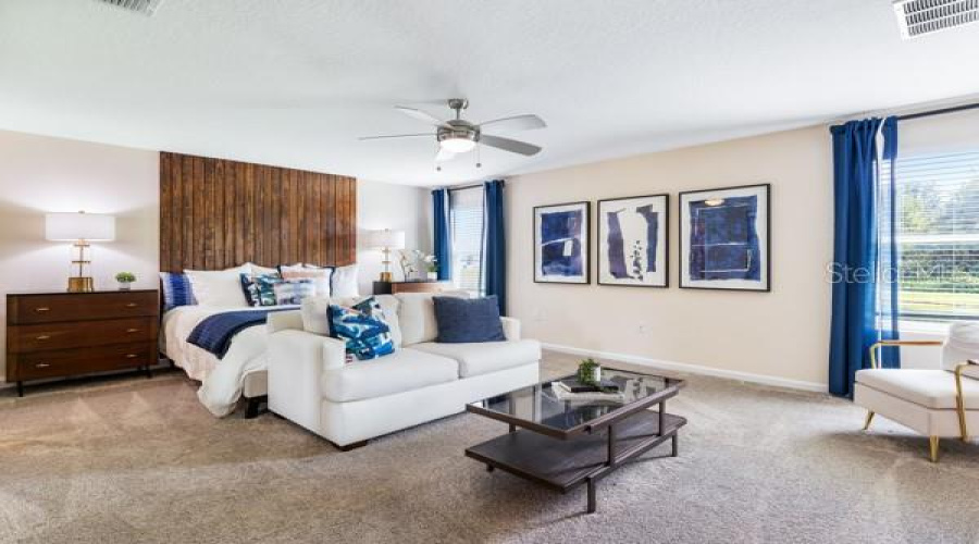 Owner suite bedroom current arrangement