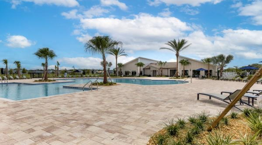 Community resort pool