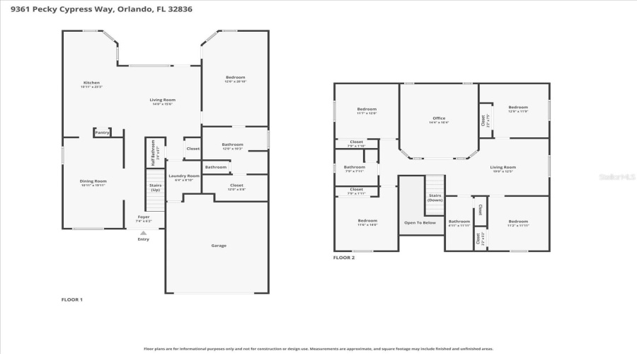 ORLANDO, Florida 32836, 5 Bedrooms Bedrooms, ,3 BathroomsBathrooms,Residential,For Sale,PECKY CYPRESS,0,MFRO6398454