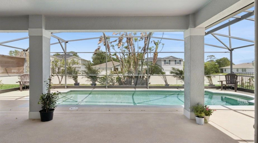 Pool Patio Facing Back