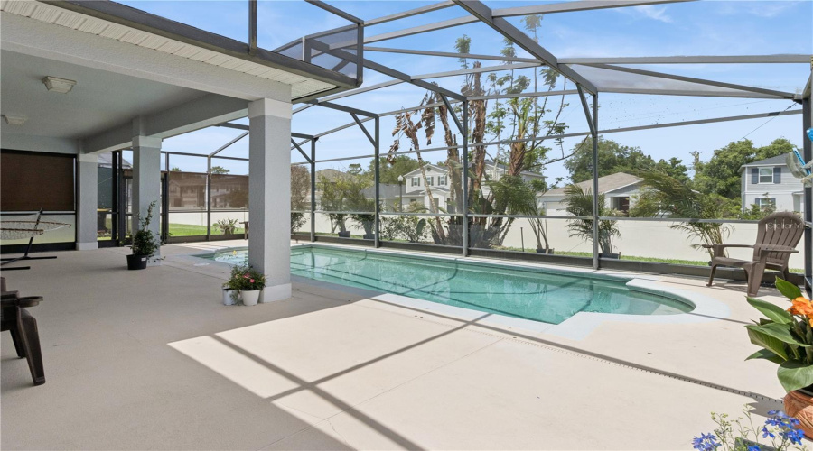 Pool Patio Side View