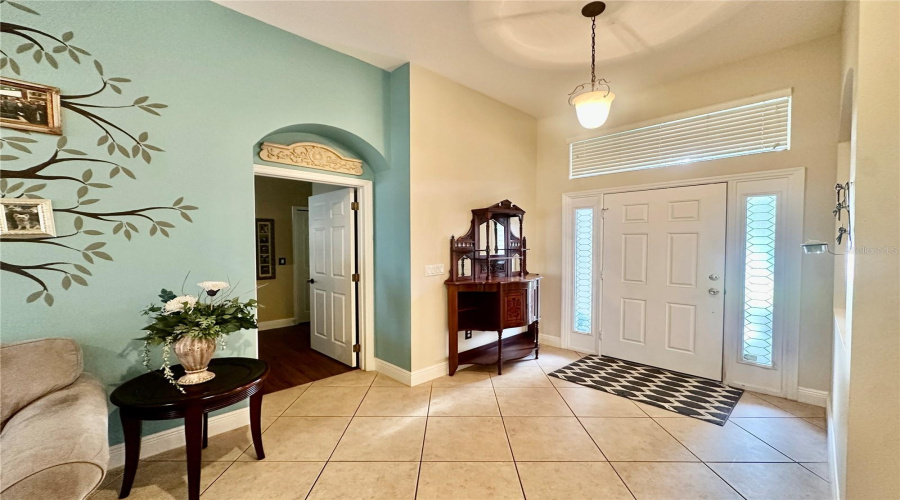 Foyer into living room