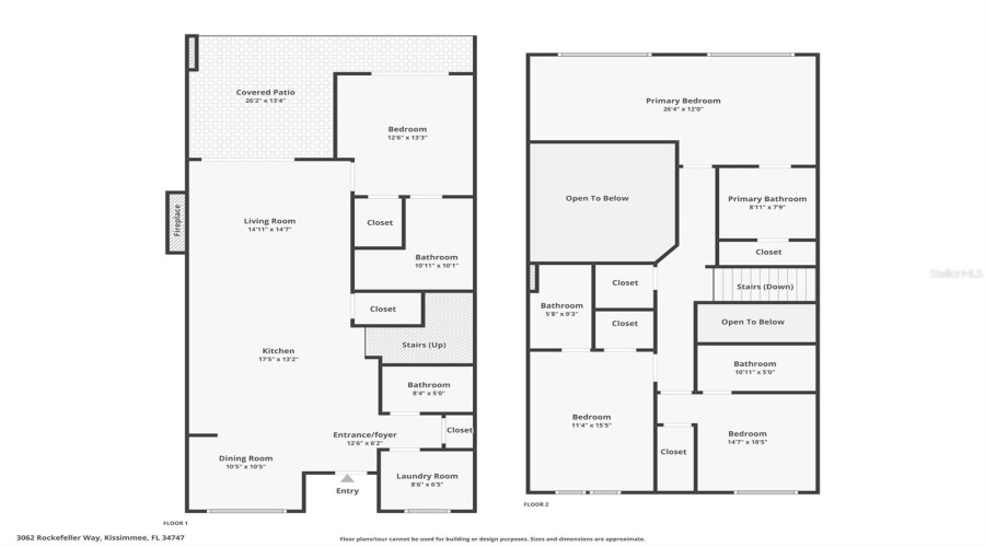 KISSIMMEE, Florida 34747, 4 Bedrooms Bedrooms, ,4 BathroomsBathrooms,Residential,For Sale,ROCKEFELLER,0,MFRO6397247