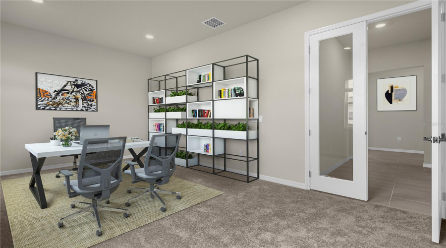 Flex Room/Office Staged