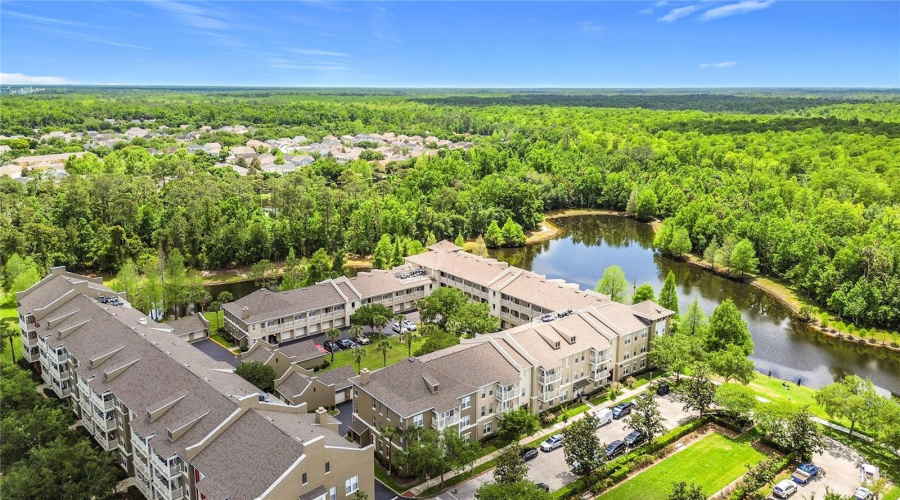 Aerial of Building 1 & 2 at Artisan Club Condos