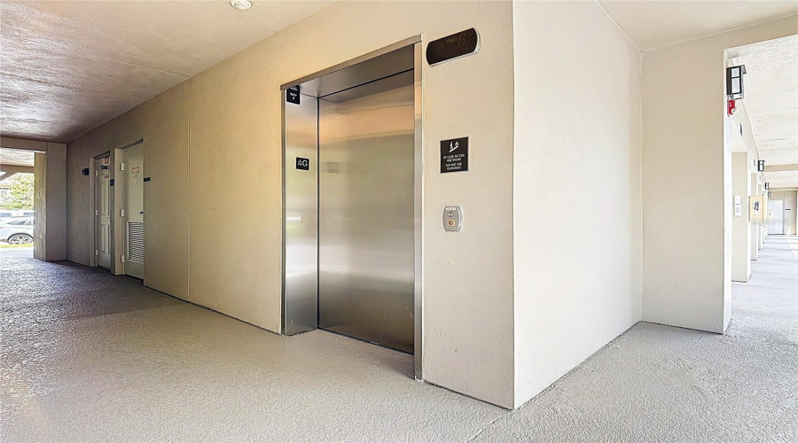 Elevator Access (elevator is right next to the unit)