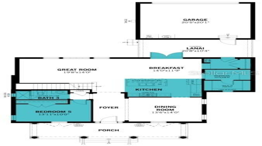 Island Village Lot 459 First Floor with Upgrades