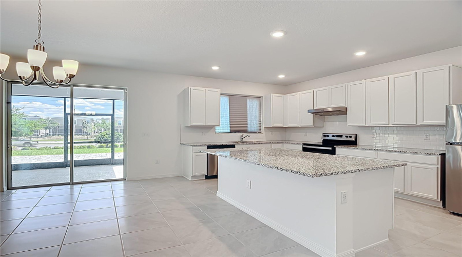 Dining room and Kitchen are