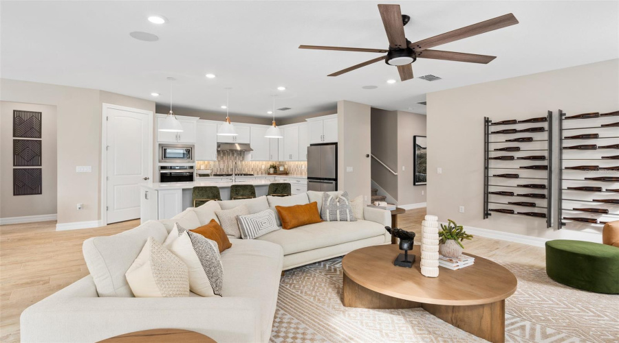 Model Home Design Only. Pictures and furnishings are for illustrative purposes only. Elevations, colors and options may vary. Furniture is for model home staging only.