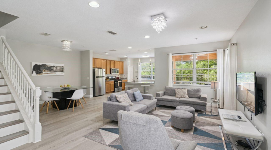 Wide open floor plan for easy entertaining!