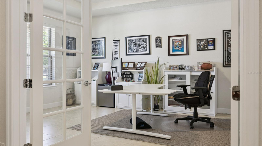 Office with Double Doors