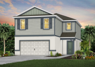 Exterior Design. Artistic rendering for this new construction home. Pictures are for illustrative purposes only. Elevations, colors and options may vary.