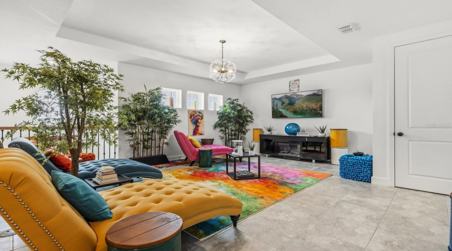 Loft on second level