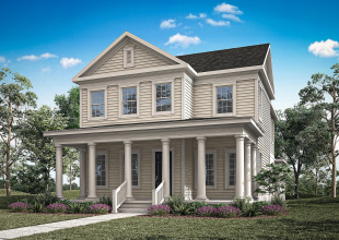 Island Village at Celebration - Hayden Floorplan - Classical Elevation - Architect's Rendering