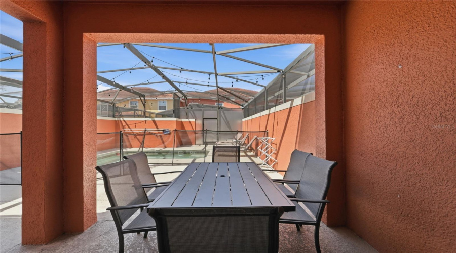 Private Patio and Pool