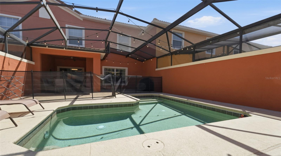 Private Patio and Pool
