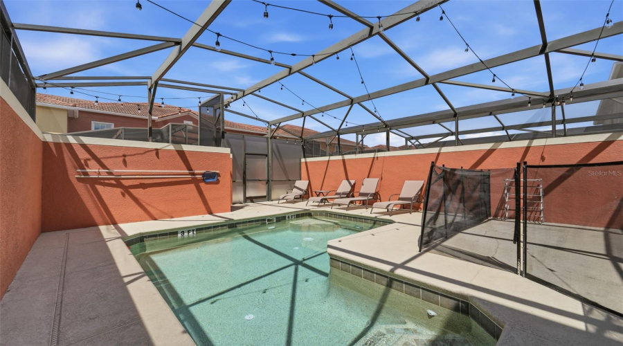 Private Patio and Pool