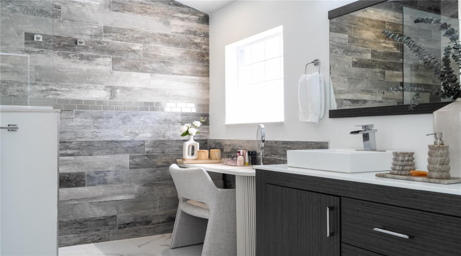 Start and end your day in a space that feels like your own private spa.