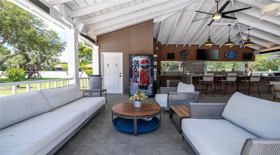 Peaceful relaxation spaces surrounded by nature.