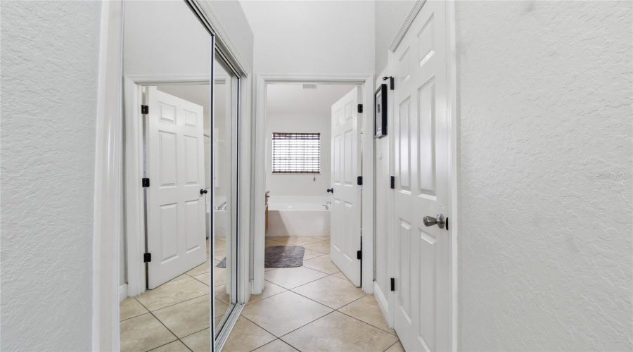 His and hers closets