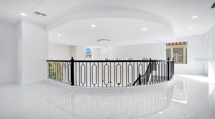 Upper level loft area