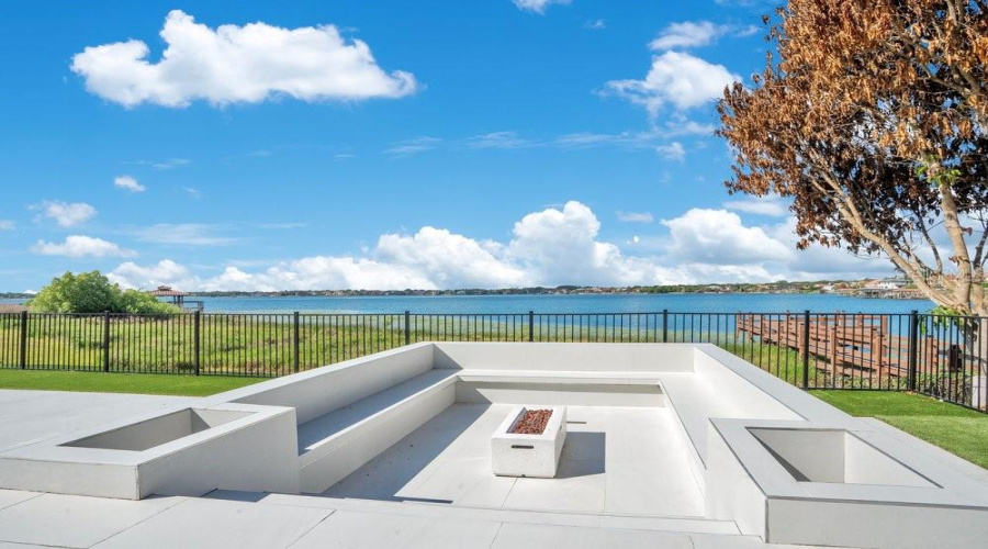 Sunken Sitting Area by the pool