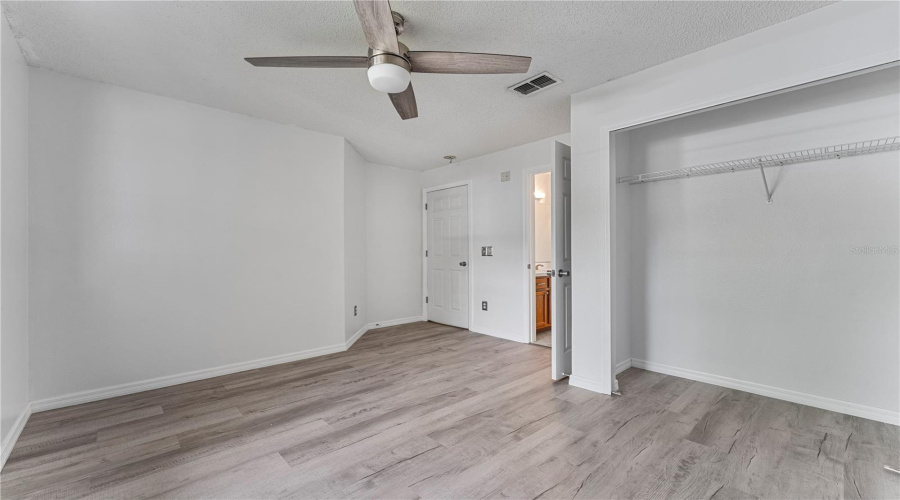 Bedroom 3 with adjacent Jack and Jill bathroom
