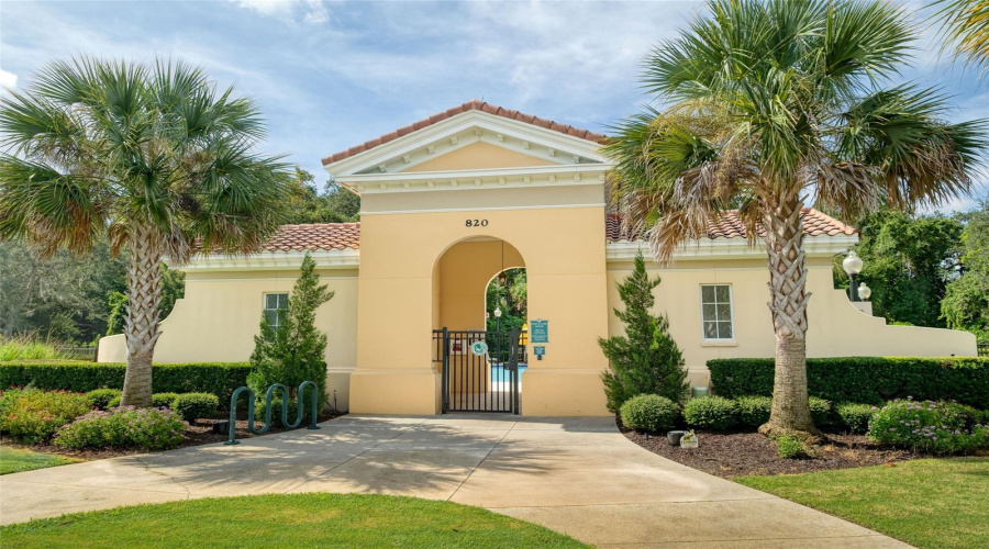 Entrance to East Village Pool