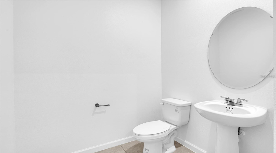 Downstairs half bath