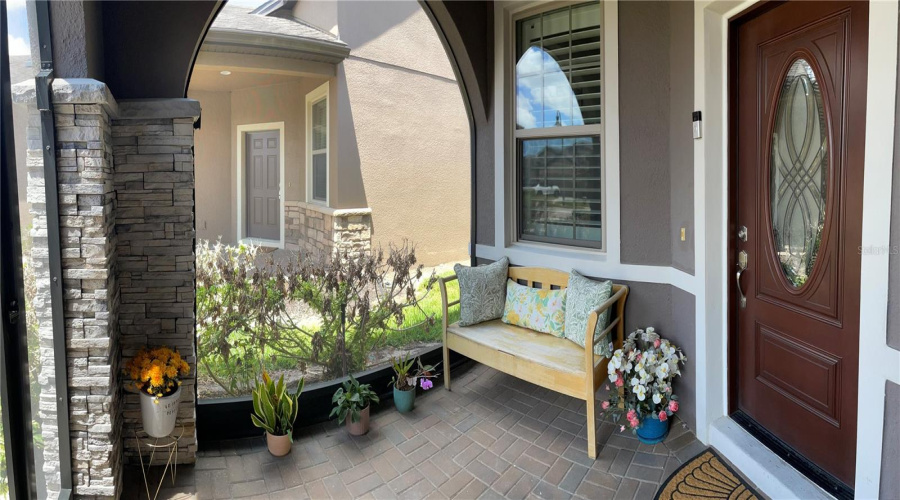 Screened Front porch