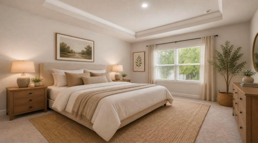 PRIMARY BEDROOMvirtually staged