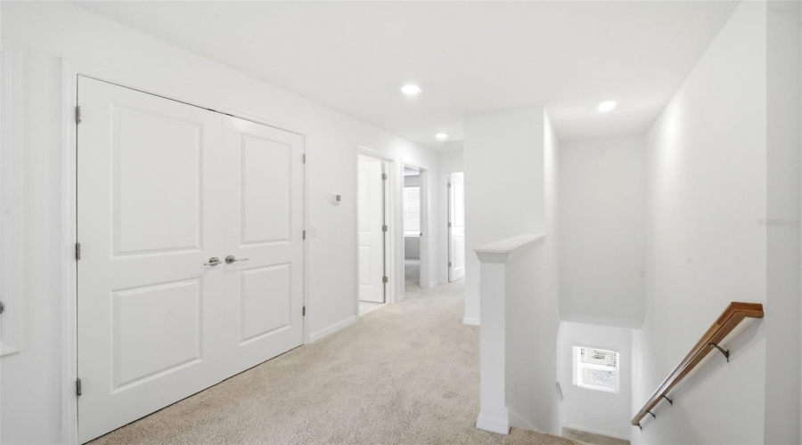 Hallway to Bedrooms 2 and 3