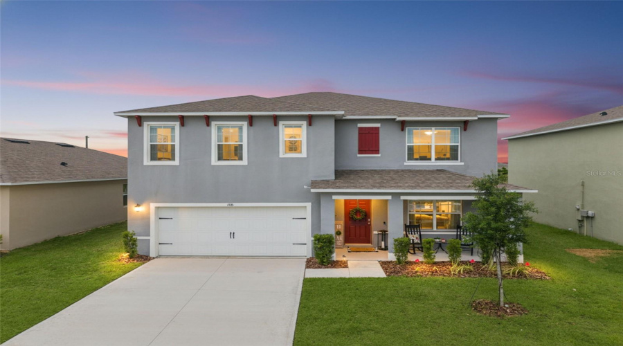 Beautiful sunsets seen from the back of the home will surely impress!