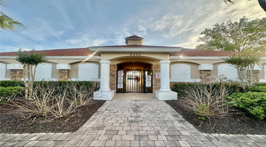 Community Building with  fitness center