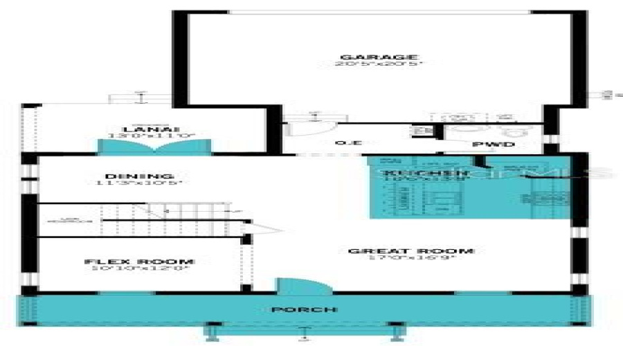 Island Village Lot 2512 First Floor with Upgrades