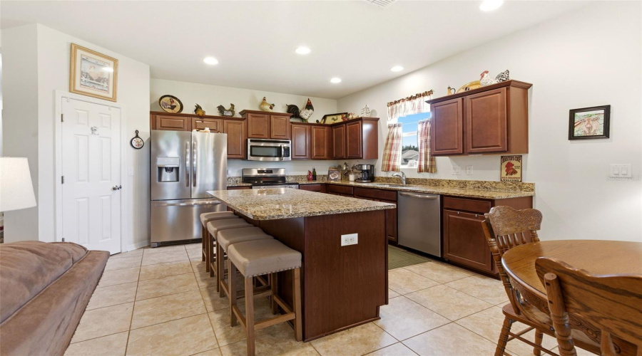 Eating Space in the kitchen