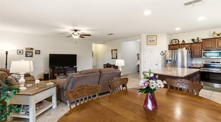 Dining View/Great Room & Kitchen