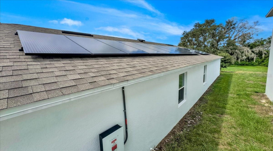 Panel solar view