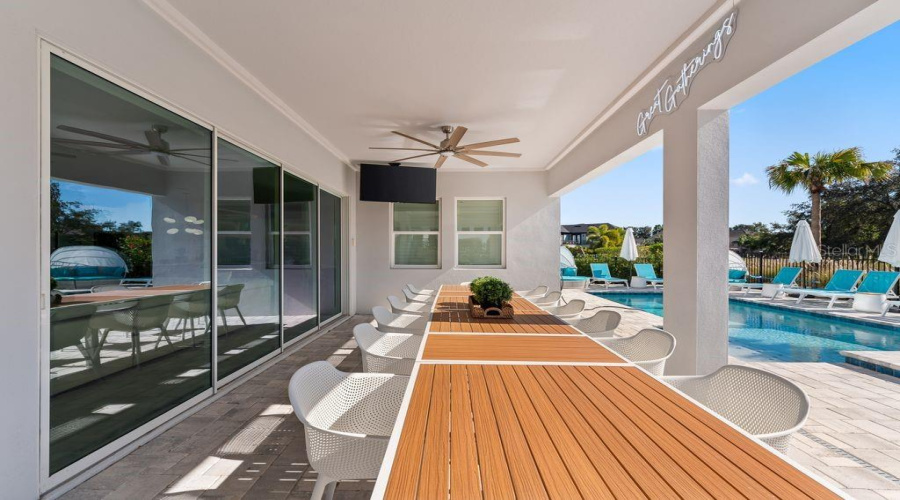 Extended Patio Table