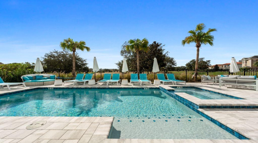 View over the Pool