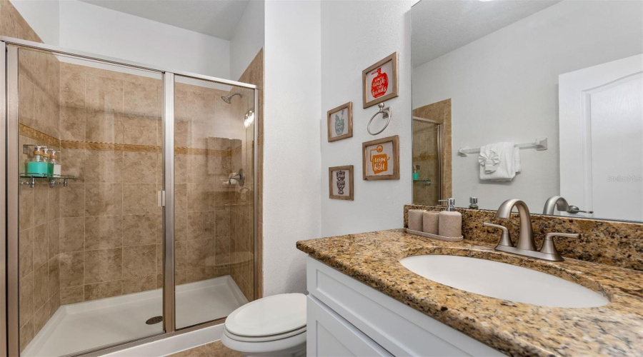 Main floor full bath.