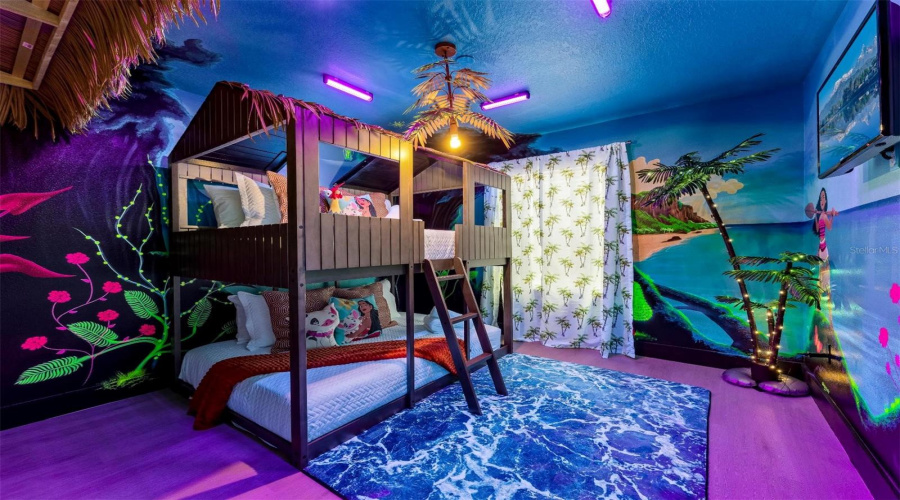 Themed second bedroom.