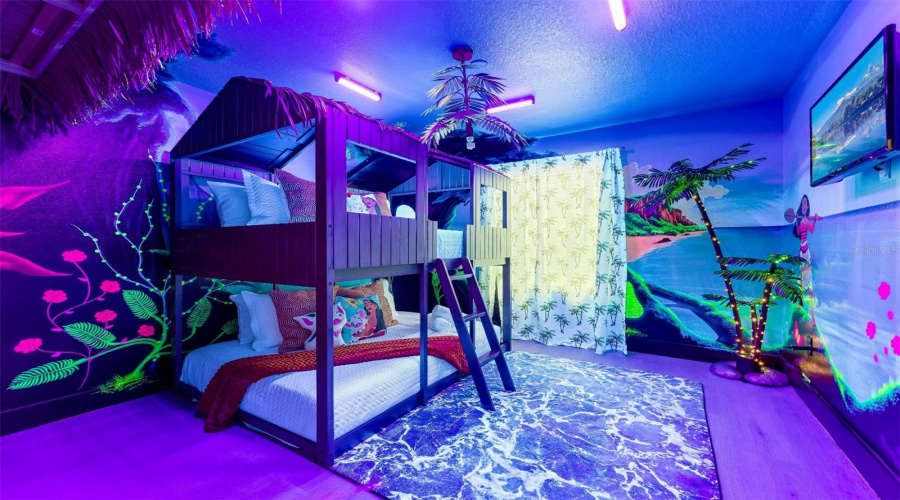 Themed second bedroom.
