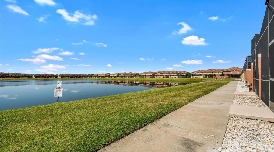 Relax poolside on your private lanai and enjoy the water views.